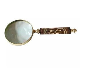 ตัวเหลืองทองเหลืองบริสุทธิ์ล่าสุดแว่นขยายหรูหราได้รับการออกแบบสูงและแว่นขยายตกแต่งชุบสําหรับการอ่านหนังสือ - Product Image 6