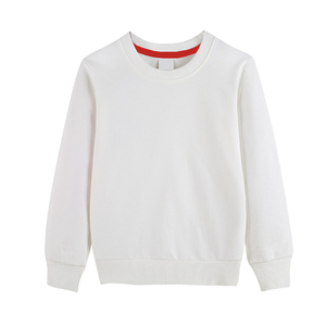 OEM personnalisé vierge surdimensionné 100% coton pull-over pour enfants coupe régulière manches longues imprimé motif pull - Product Image 5