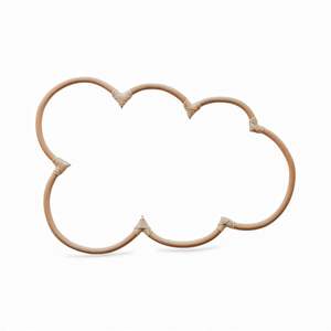 Decoración de Pared Infantil Tejida a Mano con Ratán Natural, Arte de Pared Tejido para Cuarto de Niños de Vietnam - Product Image 1