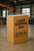 Boîte d'expédition en carton ondulé 5 plis haute résistance, carton maître personnalisé 420 pour l'exportation industrielle
