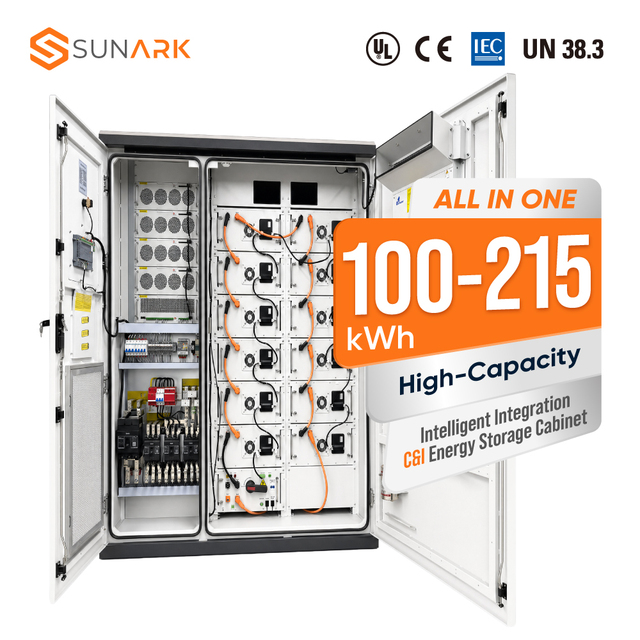 Industrial 100kwh 200kwh Lithium Battery Energy Storage Cabinet BESS for Commercial Solar Power System Factory Backup Power
