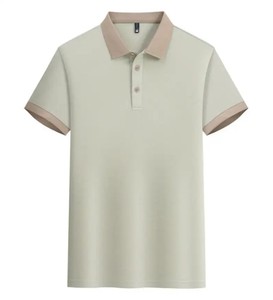 T-shirt de sport athlétique pour homme en polyester/coton à séchage rapide, motif uni, vêtements de sport personnalisés, tricoté, vente en gros - Product Image 5