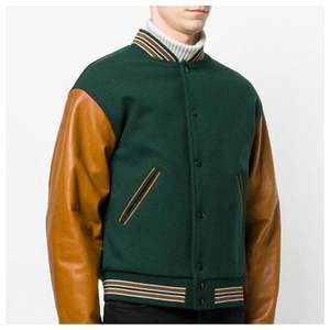 Chaqueta Bomber clásica Varsity | Prendas de abrigo estilo béisbol de escuela secundaria para hombres y mujeres - Product Image 3