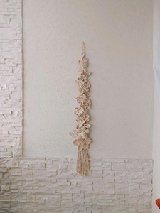 Hermoso Arte de Pared de Macramé Inspirado en el Atardecer para Decoración de Sala de Estar, Estilo de Dormitorio y Exhibición Creativa de Pared - Product Image 4