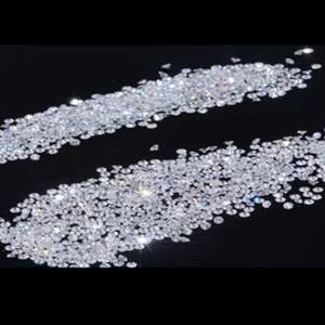 เพชรเมลี่สังเคราะห์เกรดพรีเมียม ผลิตด้วยวิธี HPHT สีขาว D คุณภาพ VVS VS ขนาด 1.6 1.7 มม. แบบเม็ดเดี่ยว ได้รับการรับรองจาก IGI - Product Image 2