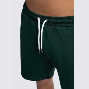Shorts de sport OEM personnalisés pour hommes, taille mi-haute, en tissu éponge respirant polyester/nylon, style cargo robuste, pour entraînement en salle de sport et fitness, avec empiècements en maille, taille XS - Product Image 6