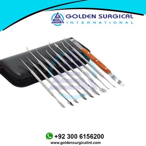 10ชิ้นชุดไม้พายทำฟันมีดปูนปลาสเตอร์เครื่องมือแกะสลักแวกซ์อุปกรณ์ทางทันตกรรมชุดทำฟันขาวเครื่องมือผ่าตัด - Product Image 2