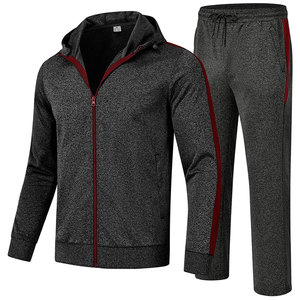Ensembles de survêtements décontractés pour hommes en coton recyclé respirant 100 %, 280 GSM, en molleton tricoté, personnalisables, faible MOQ - Product Image 4