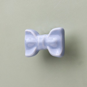 Tiradores de armario de cerámica gris de nuevo diseño al por mayor, tiradores de armario de cerámica para niños, puerta de armario con lazo, muebles, entrada de armario - Product Image 4