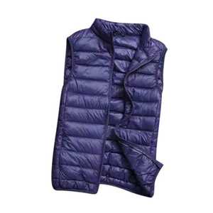 Wholesale Custom Logo <b>Black</b> Puffer Vest Zip up Puffer <b>Waistcoat</b> Wholesale Breathable Padded Puffer Vest With Side Pockets - Product Image 4
