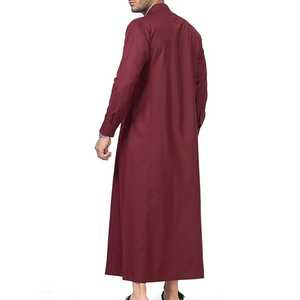 Thobe émirati de qualité supérieure blanc luxe Kandura traditionnel arabe porter élégant hommes Jubba doux et respirant tenue islamique moderne - Product Image 2