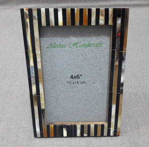 Horn and Bone Picture <b>Frame</b> Indian Handicrafts <b>Memory</b> Remember Photo <b>Frame</b> Molding Bone Inlay Picture <b>Frame</b> Casement - Product Image 3