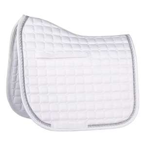 Selle de saut d'obstacles équestre en tissu satiné personnalisé - Product Image 1