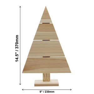 Stunning <b>Wooden</b> standing <b>Christmas</b> <b>Tree</b> Ideal Holiday Decor Piece Creating Festive Ambiance for <b>Christmas</b> Gatherings and Home - Product Image 4