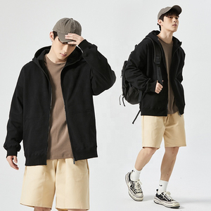 Sweats à capuche personnalisés pour hommes hiver longue capuche adulte acide lavage impression en gros - Product Image 3