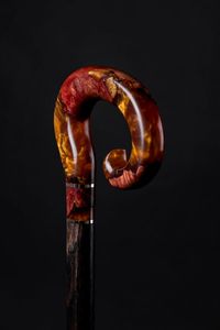 ไม้เท้าเดินป่าตั้งแคมป์ทำจากไม้เคลือบเงาขนาด122ซม. ดีไซน์ตามสั่งโรงงาน15ปี - Product Image 4