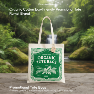 Borsa Tote Promozionale Ecologica in Cotone Biologico Marca Rumel - Product Image 3