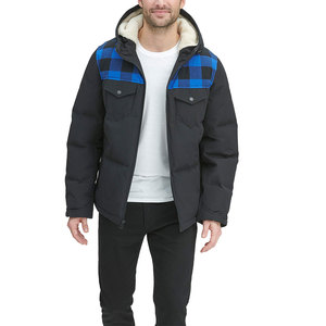 Abrigo de moda para hombre, tendencia brillante, corto, grueso, de invierno, chaqueta acolchada para hombre, hecha en Pakistán - Product Image 4