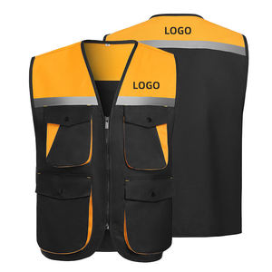 Chaleco de Trabajo de Verano Personalizado para Construcción, Alta Visibilidad, Reflectante, Sin Mangas, Unisex, de Poliéster - Product Image 1