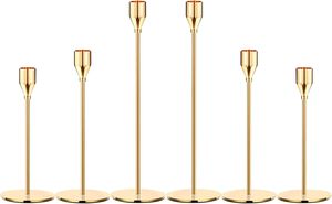 Candelabro de candelabro dorado moderno, nuevo estilo, mesa de comedor de hierro, centro de mesa para Hotel, restaurante, decoración de Navidad, otros - Product Image 6