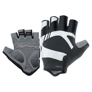 Gants de vélo de route réfléchissants souples et élastiques WEST BIKING, gants de vélo respirants à demi-doigts pour le VTT - Product Image 1