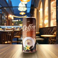 Café glacé au lait aromatisé sans sucre, faible en calories, certifié HALAL HACCP ISO, fabriqué au Vietnam, prix de gros