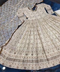 Salwar Kameez Patiyala costume Chudidar robe matériel avec Dupatta dames femmes fête porter mariage indien Bollywood mode soie Apparelgarment - Product Image 6