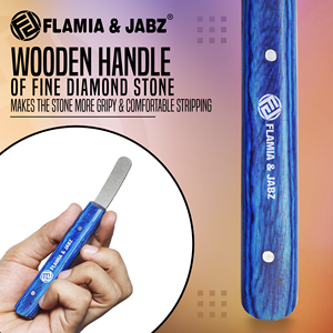 Peine ecológico de alta calidad para el cuidado del perro Durable Acero inoxidable Elegante madera Pet Metal Flamia & Jabz - Product Image 2