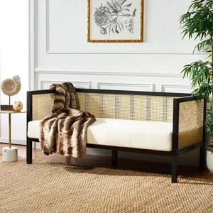 ชุดโซฟาไม้ไผ่, เฟอร์นิเจอร์หวายทอ, รวมหมอนอิง, ห้องนั่งเล่นเลานจ์, ราคาขายส่ง - Product Image 2