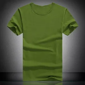 Jersey informal para hombre, camiseta en blanco, alta calidad, 100% algodón, impresión Digital personalizable, Color sólido, manga corta - Product Image 4