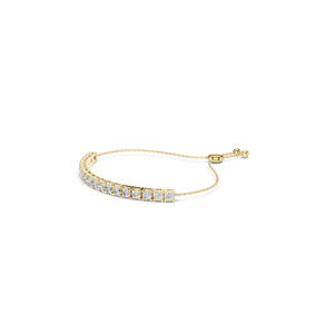 สร้อยข้อมือเพชรแล็บ 5.94 กะรัต ทรงกลมเจียระไนแบบบริลเลียนท์ VVSVS EF ทอง 10KT, 14KT, 18KT และเงิน 925 สีโรสโกลด์ สีเหลือง - Product Image 5