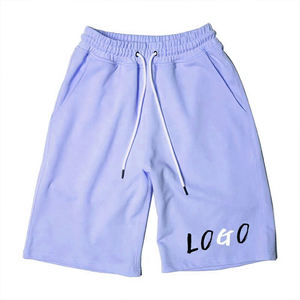 Shorts pour hommes à quantité minimale de commande bas, shorts d'été pour hommes de haute qualité en coton de haute qualité respirant et fermeture à cordon taille moyenne - Product Image 1