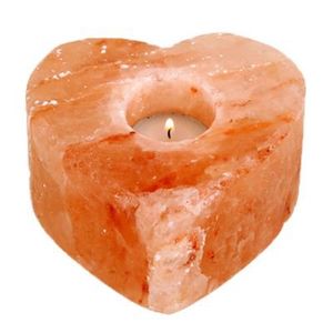 Portavelas de sal rosa del Himalaya en forma de corazón, tarro Natural hecho a mano, estilo tallado, decoración con cable a precio mayorista - Product Image 6