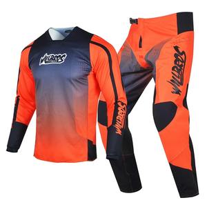 Ensemble de vêtements de motocross Willbros MX respirant, coupe-vent, imperméable, grande taille, séchage rapide, pour homme, tout-terrain, enduro, VTT - Product Image 4