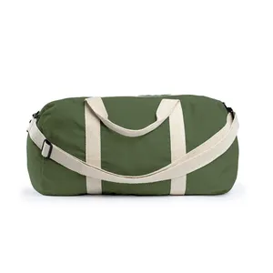 Borsa Sportiva Foza in Cotone Riciclato, Zaino Promozionale Sostenibile con Coulisse - Product Image 2