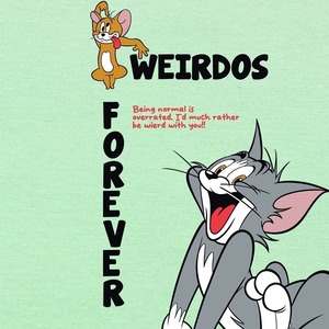 Camiseta de algodón Premium hecha a medida para mujer, ropa informal suave transpirable y cómoda, Camiseta con estampado coreano de Color verde claro - Product Image 5