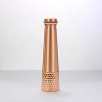 Botol air tembaga 1 liter logo kustom tersedia dalam gaya berbeda untuk air minum kerajinan mewah 1000ml