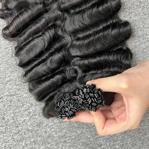Onda profunda en cabello de punta plana, cabello humano 100%, cabello crudo vietnamita Un donante - Product Image 5