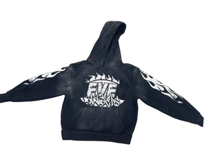 Sudadera de Forro Polar para Hombre, Talla Grande, Invierno, Protección Solar, Transpirable, Secado Rápido, Resistente al Viento, Estampado Acid Wash, Algodón/Poliéster, Estilo Hip Hop, ASEB INDUSTRIES - Product Image 6