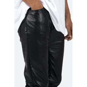 Pantalon droit en cuir lourd D481 personnalisé OEM en vrac fabricant de pantalons en cuir de qualité supérieure pour hommes - Product Image 5