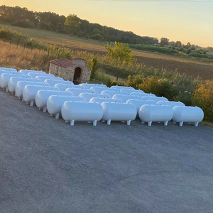 Tanque de almacenamiento de gas propano horizontal de 1000 galones de larga duración, acero al carbono usado a la venta, precio muy bajo - Product Image 1