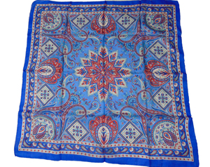 Manufacture Woman Personalized <b>Square</b> <b>Silk</b> Satin <b>Scarf</b> Custom Printing - Product Image 4