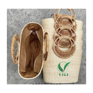 Sac de jacinthe d'eau artisanal à la mode pour la plage et un usage quotidien - Product Image 1