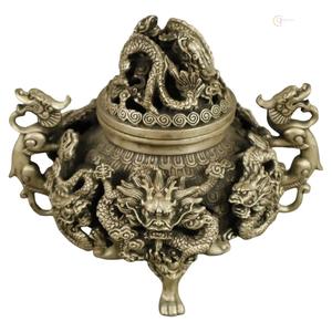 ที่จุดธูปทองเหลืองสไตล์วินเทจสำหรับใช้ในบ้านกลิ่นหอมทนทานทุกฤดู - Product Image 1