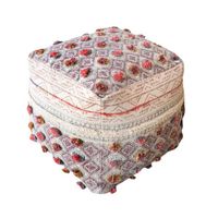 Modenfili Luxe Moderne Coton Rembourrage Repose-pieds Tabourets Poufs pour Maison Salon Chambre Meubles Usage Décoratif