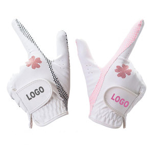 Gants de golf en cuir véritable, fabriqués sur mesure, respirants, imperméables, lavables, pour les activités sportives de plein air, tissu doux - Product Image 1