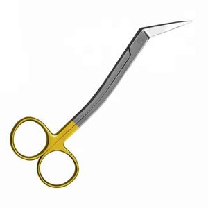 Supercut Plus TC Fomon Dorsal <b>Scissors</b> 13.5 cm Angular Shanks Manual Nasal Care Instrument Set with <b>Safety</b> Standard MOL - Product Image 5