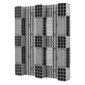 (3 piezas) - Palé Europeo 1200x800mm - Plástico Higiénico - Capacidad de Carga: 4000kg - Gris - Product Image 5