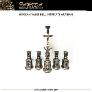 Vase à narguilé arabe unique en forme de cloche du fabricant égyptien Shisha en verre de haute qualité au meilleur prix de gros - Product Image 2
