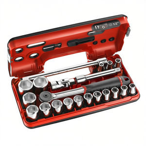 Jeu de douilles métriques Facom 1/2'' à 6 points, collection de 21 pièces - Product Image 2